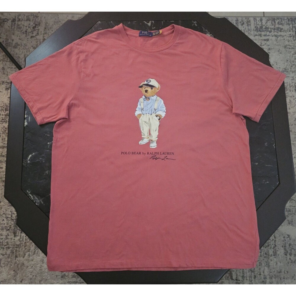 Polo Ralph Lauren Polo Bear T Shirt Mens 2XLT Big Tall Red Sailor Bear Graphic